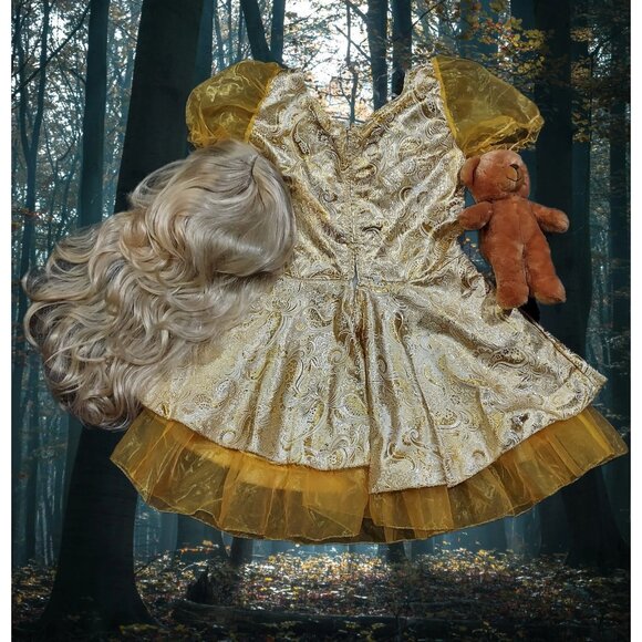 California Costumes Dresses & Skirts - Costume Goldilocks Adult Storybook Fairy Tale Fancy Dress Up Halloween 3 Piece